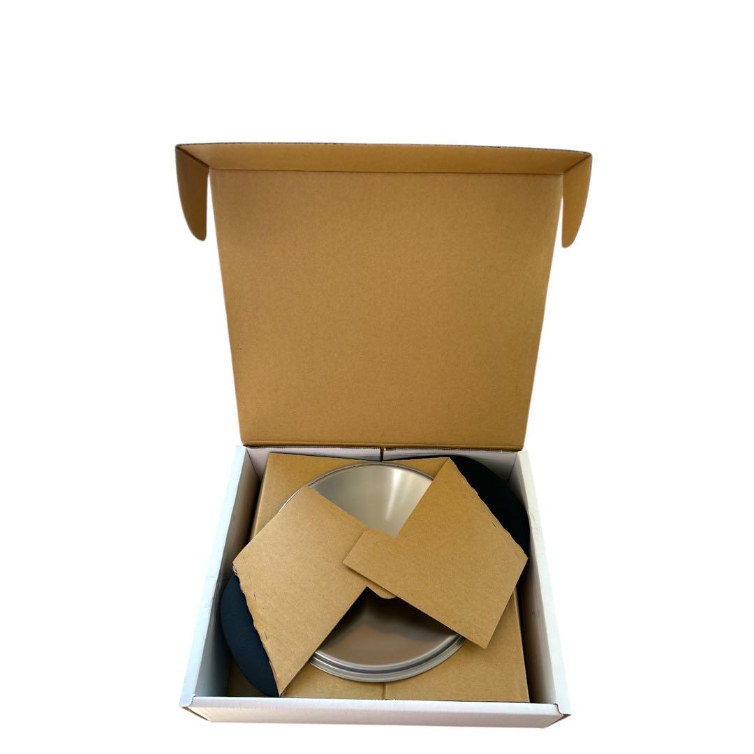 未使用品　柳宗理 南部鉄器 浅型鍋 22cm ステンレス蓋付き