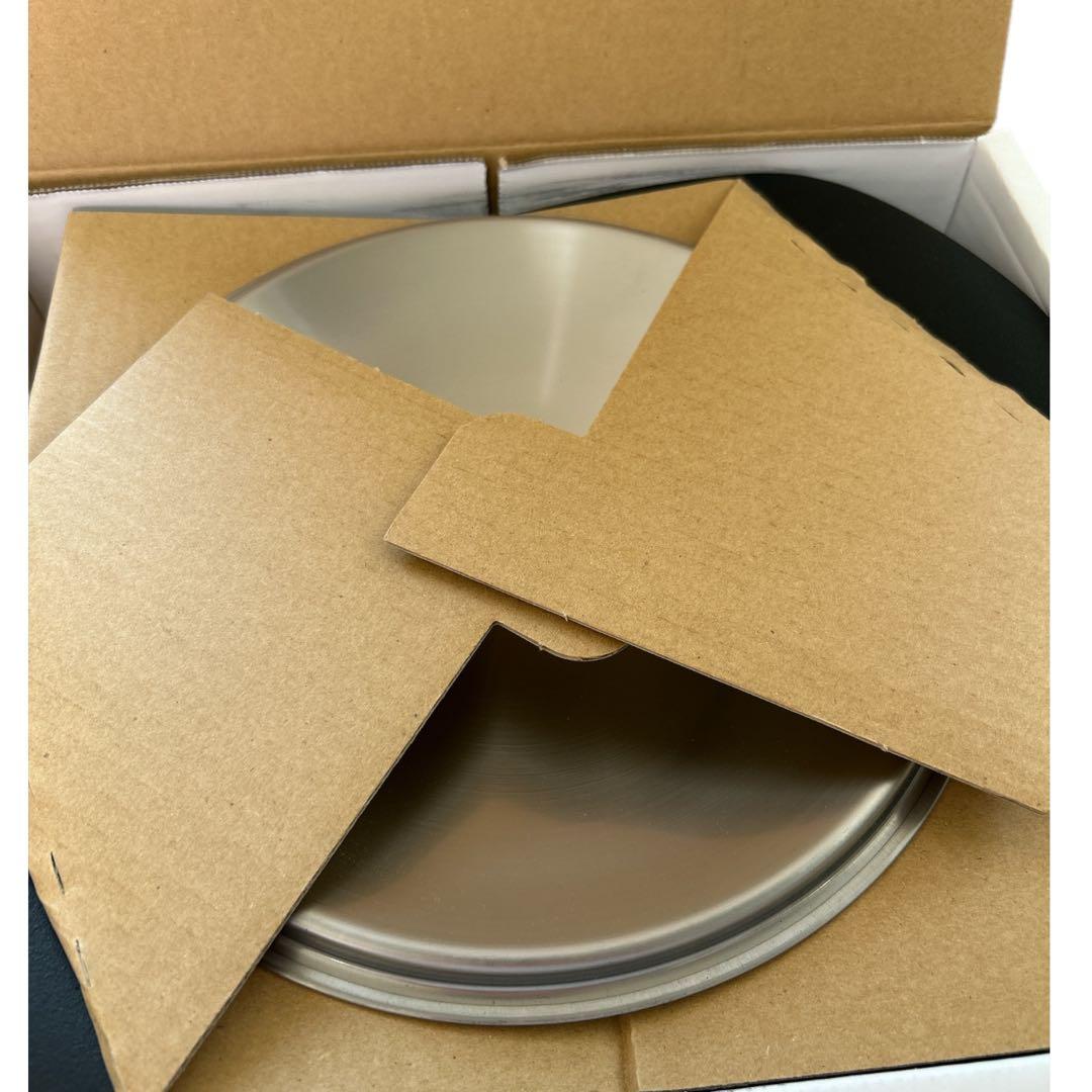 未使用品　柳宗理 南部鉄器 浅型鍋 22cm ステンレス蓋付き