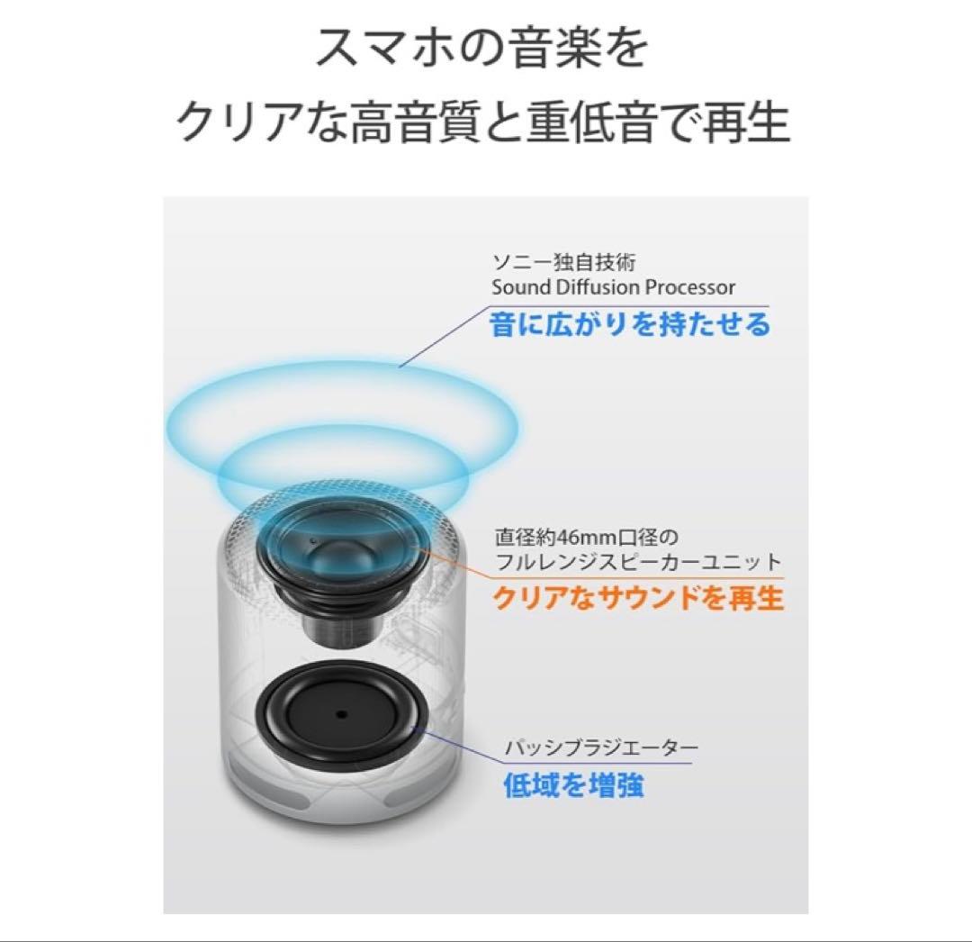 kskさま専用　SONY ワイヤレススピーカー SRS-XB100 グレー