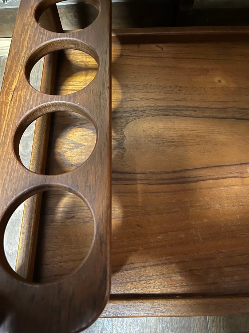 北欧　ビンテージ　デザイン　サービスワゴン　キッチンワゴン　チーク