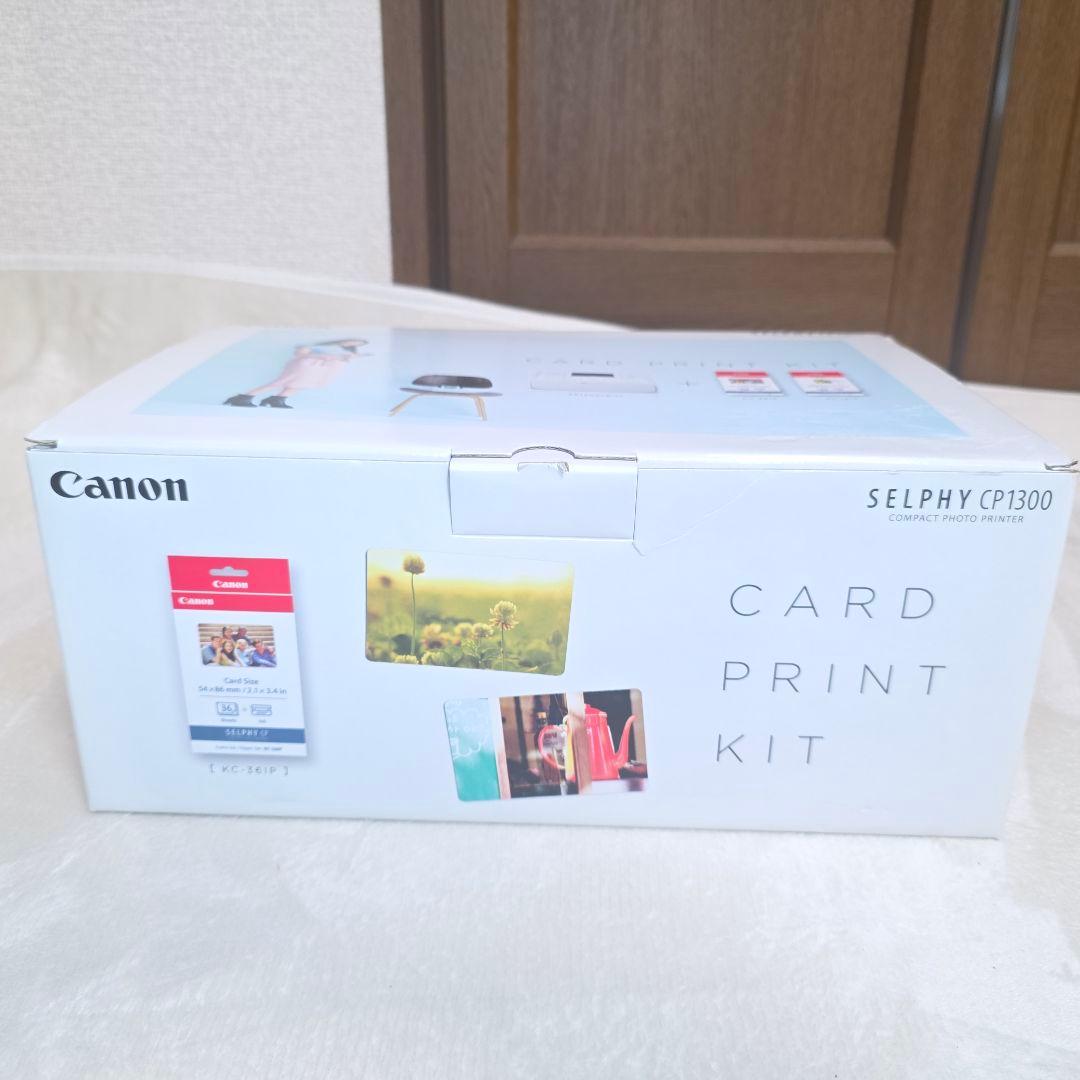 589【新品未使用】Canon SELPHY CP1300 カードプリントキット