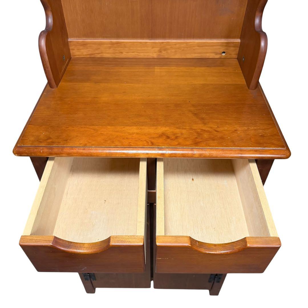 パイン材 カントリー家具 食器棚 棚 ヴィンテージ 木製キャビネット