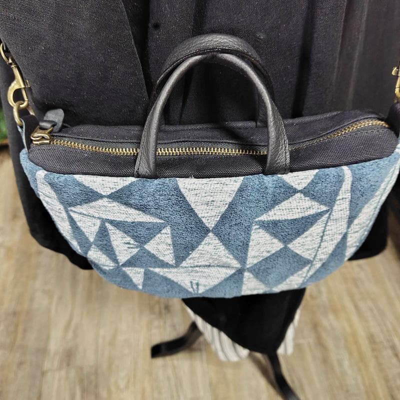 ミナペルホネン/パズルperhonen puzzleグレイ×BE/ミニラウンド