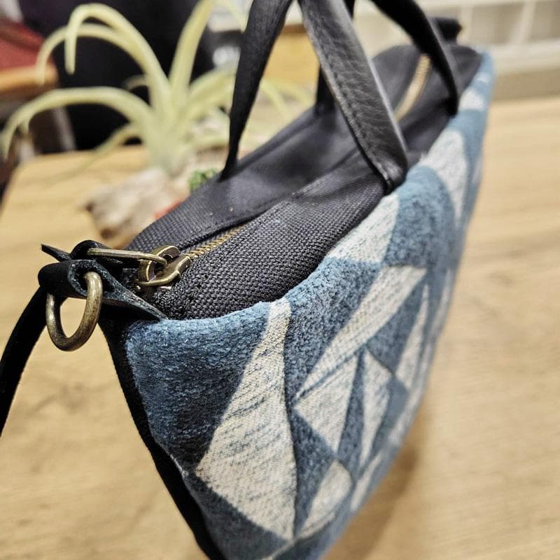 ミナペルホネン/パズルperhonen puzzleグレイ×BE/ミニラウンド