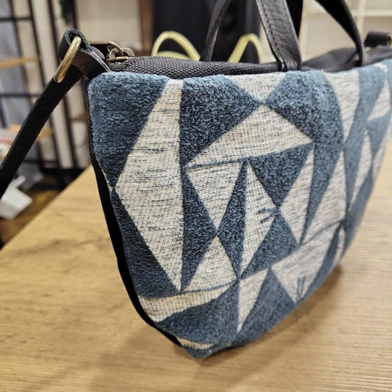 ミナペルホネン/パズルperhonen puzzleグレイ×BE/ミニラウンド