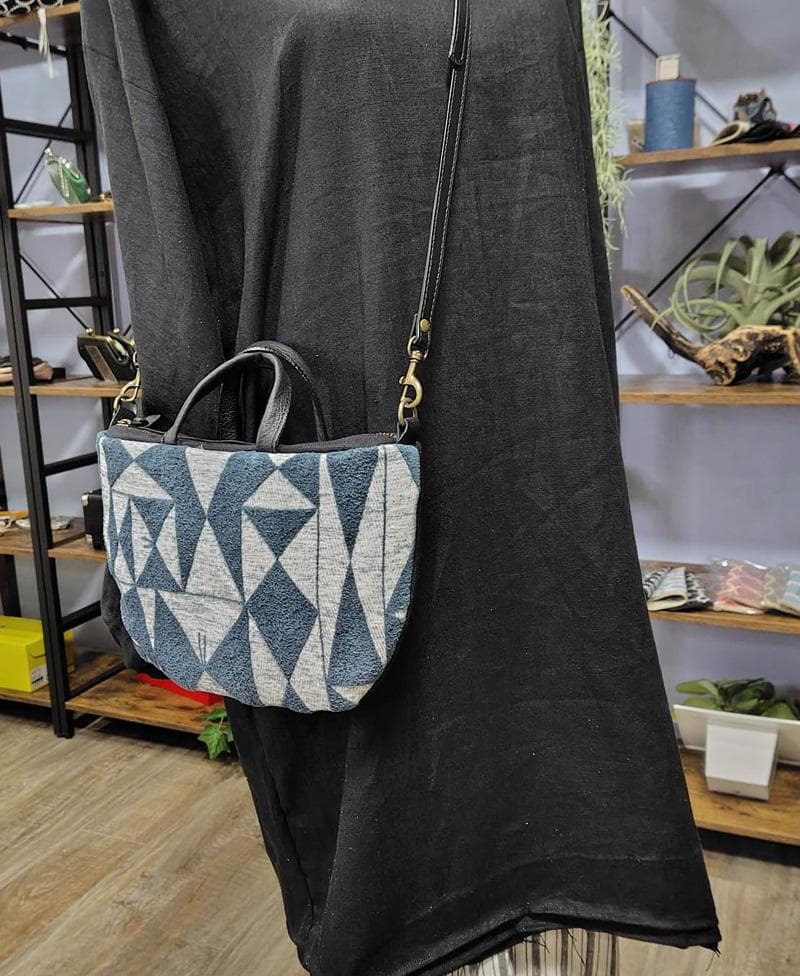 ミナペルホネン/パズルperhonen puzzleグレイ×BE/ミニラウンド