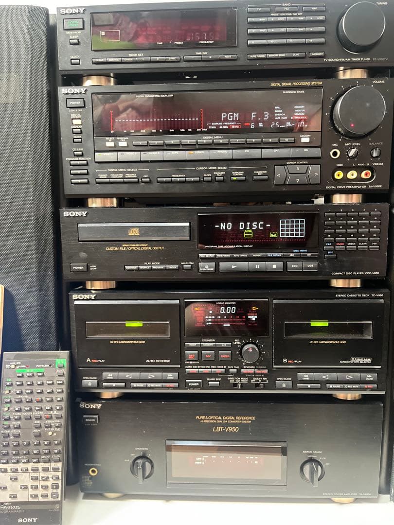 テツくん様再購入分✴︎通電確認のみ！【LBT-V950】ソニー システムコンポ ✴︎