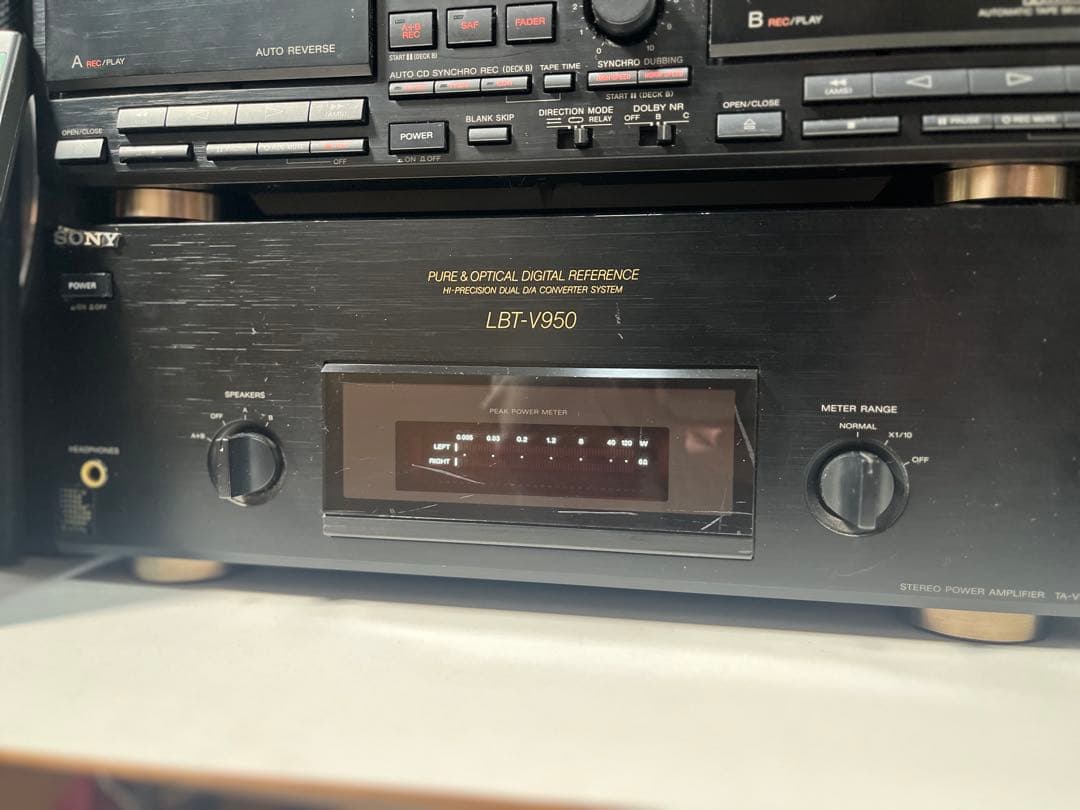 テツくん様再購入分✴︎通電確認のみ！【LBT-V950】ソニー システムコンポ ✴︎