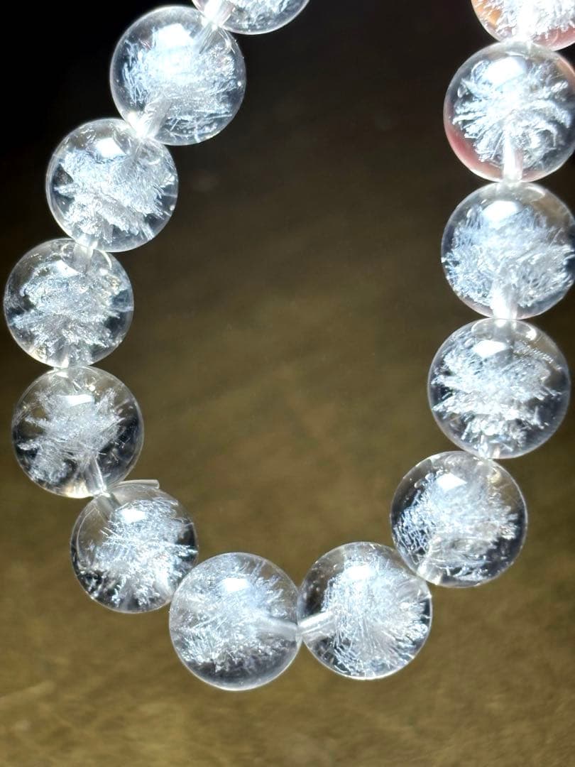 ウニスノーファントムクォーツブレスレット11㎜（新品未使用）希少！ウニ　高品質