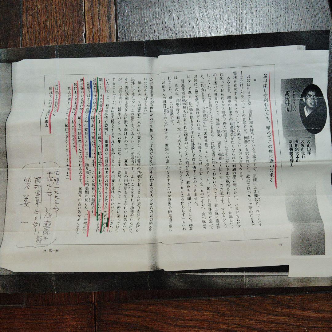 盆おどり掛軸、合わせ箱