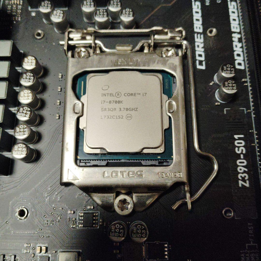 MSI Z370-S01 マザーボード+intel Core i7 8700k