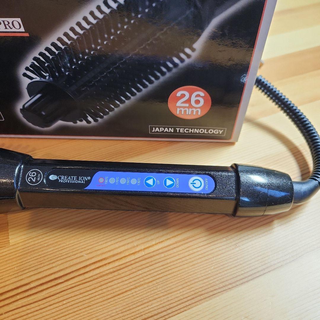 クレイツイオン ホットロールブラシ HSB-01 ブラック26㎜
