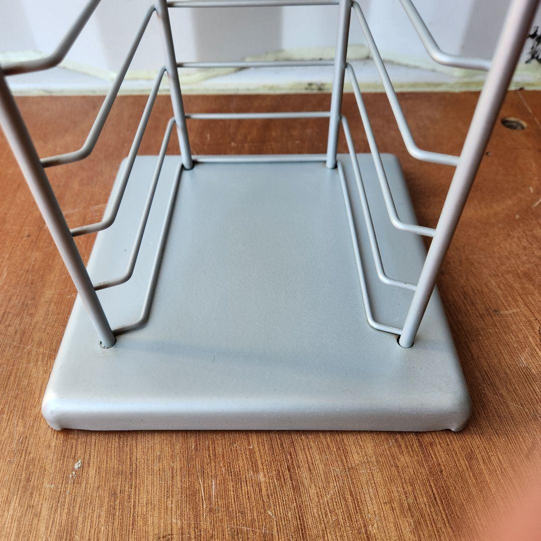希少 Vintage l Wire CDラック CDタワー 125cm