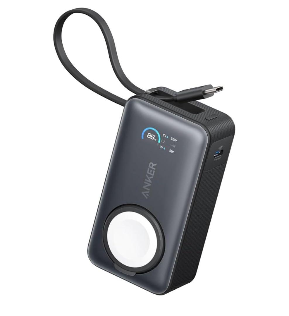 【新品】Anker MagGo Power Bank 10000mAh ブラック