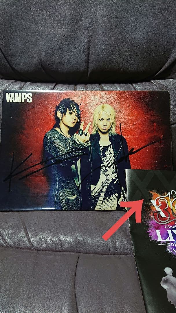 VAMPS HYDE K.A.Z／直筆サイン入りパネル／非売品