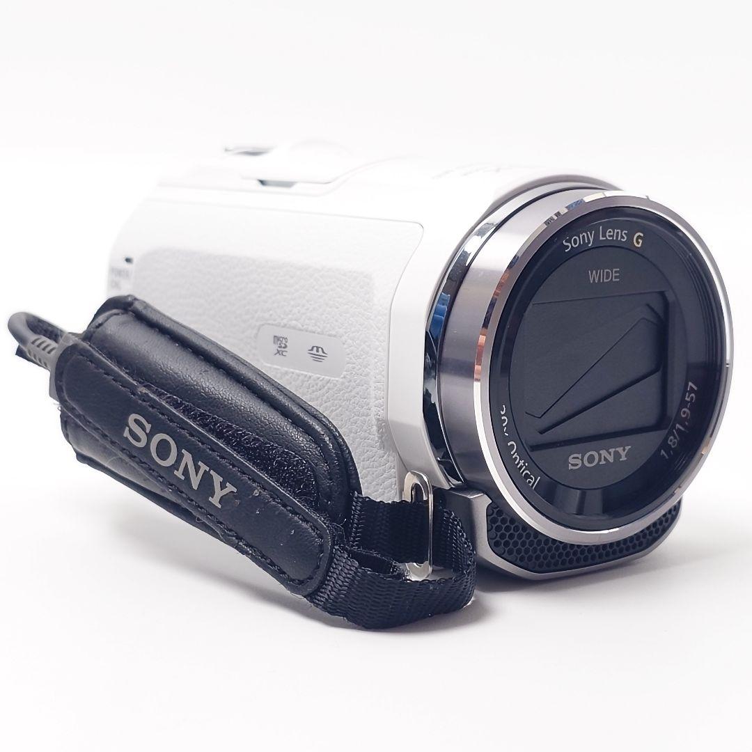 美品■SONY Handycam ハンディカム HDR-CX535 ホワイト