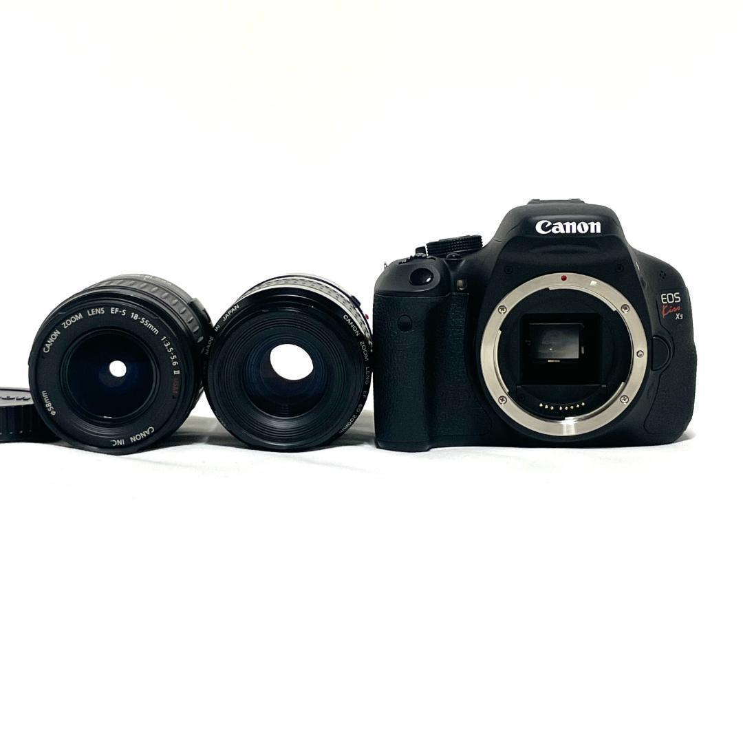 初心者も安心❣️ Canon EOS Kiss X5 Wズームセット USM搭載