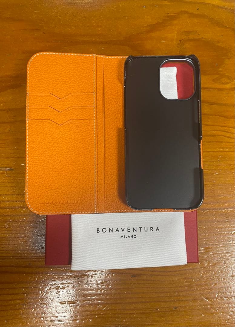 iPhone17 BONAVENTURA ネイビー 手帳型ケース