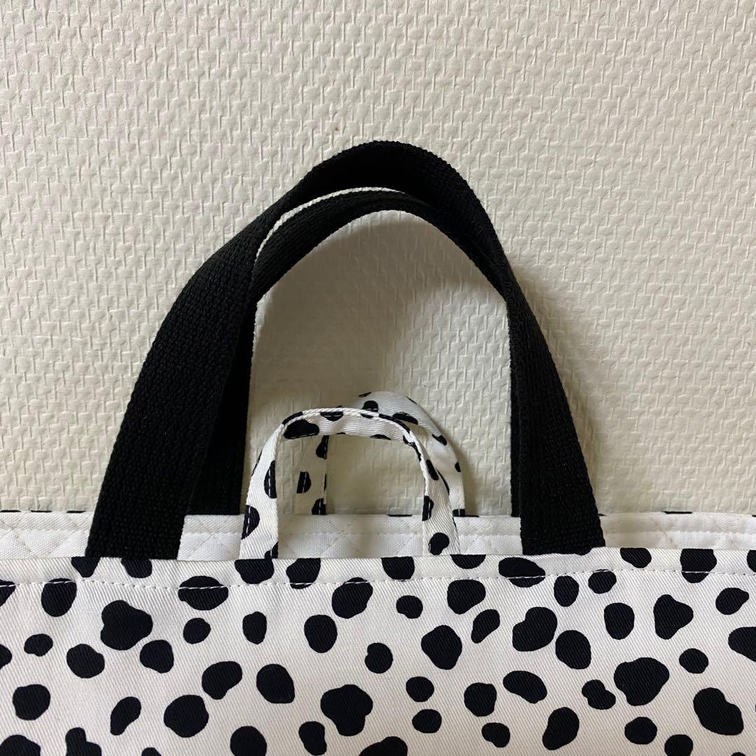 れれれい様 ダルメシアン入園入学準備5点セット 2点引っ掛けループ付き