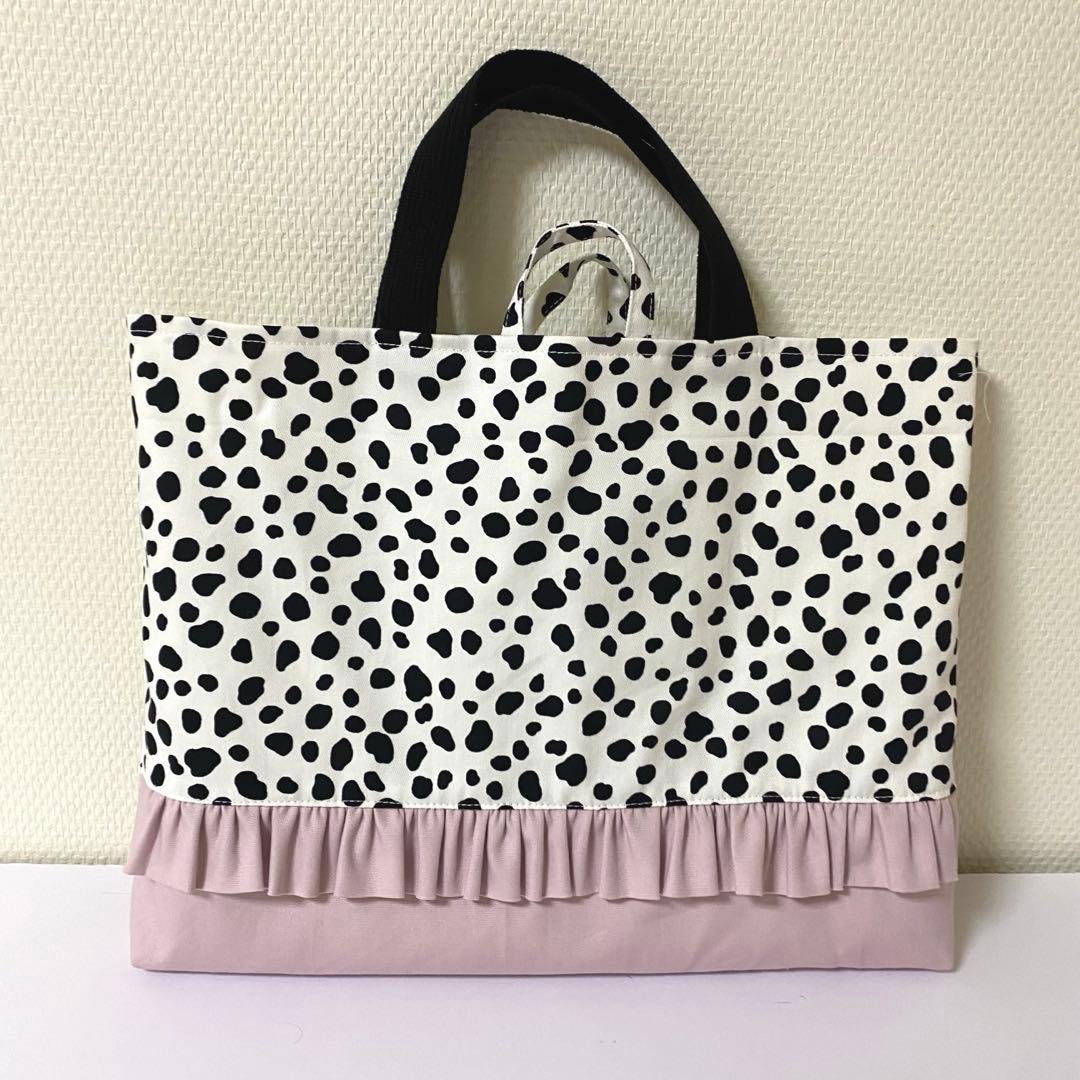 れれれい様 ダルメシアン入園入学準備5点セット 2点引っ掛けループ付き