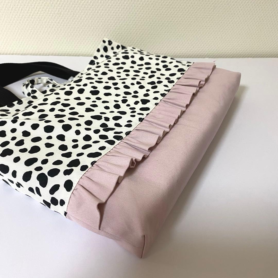 れれれい様 ダルメシアン入園入学準備5点セット 2点引っ掛けループ付き