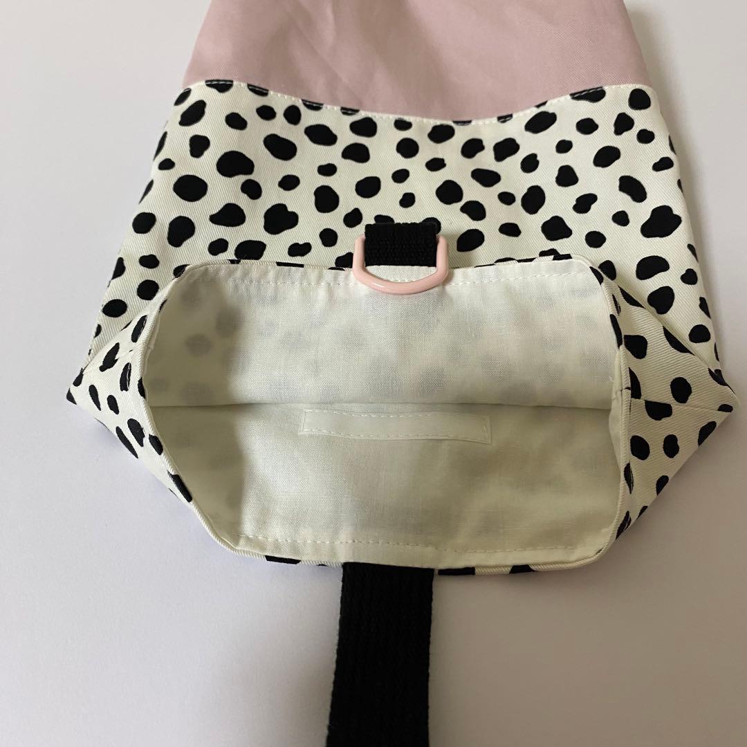 れれれい様 ダルメシアン入園入学準備5点セット 2点引っ掛けループ付き