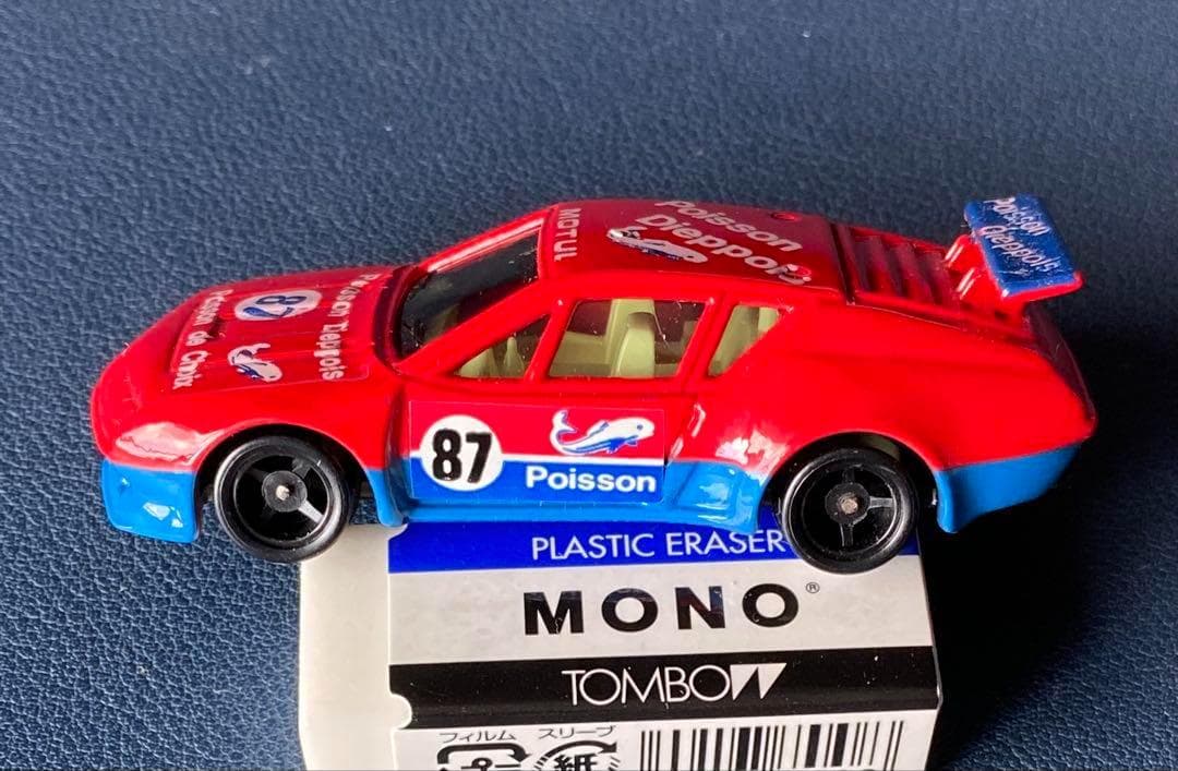 【日本製】　トミカ　アルピーヌ　ルノーA310　レーシング　青箱