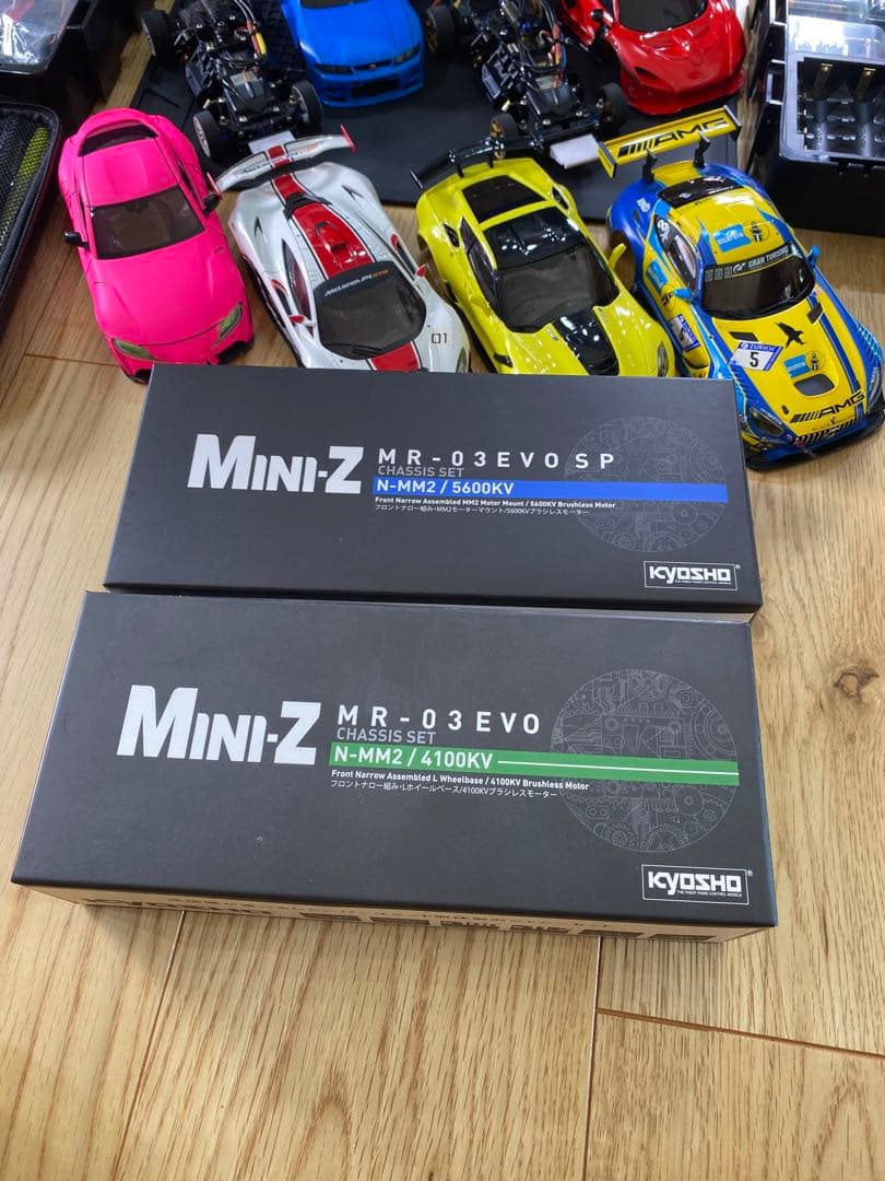 京商　ミニッツEVO 引退2台フルセット　ワイド＆ナロー