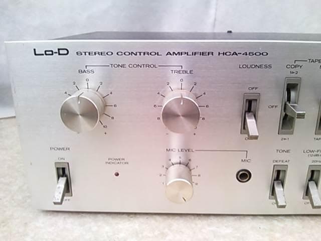 プリアンプ HCA-4500 Lo-D 真空管アンプにも対応