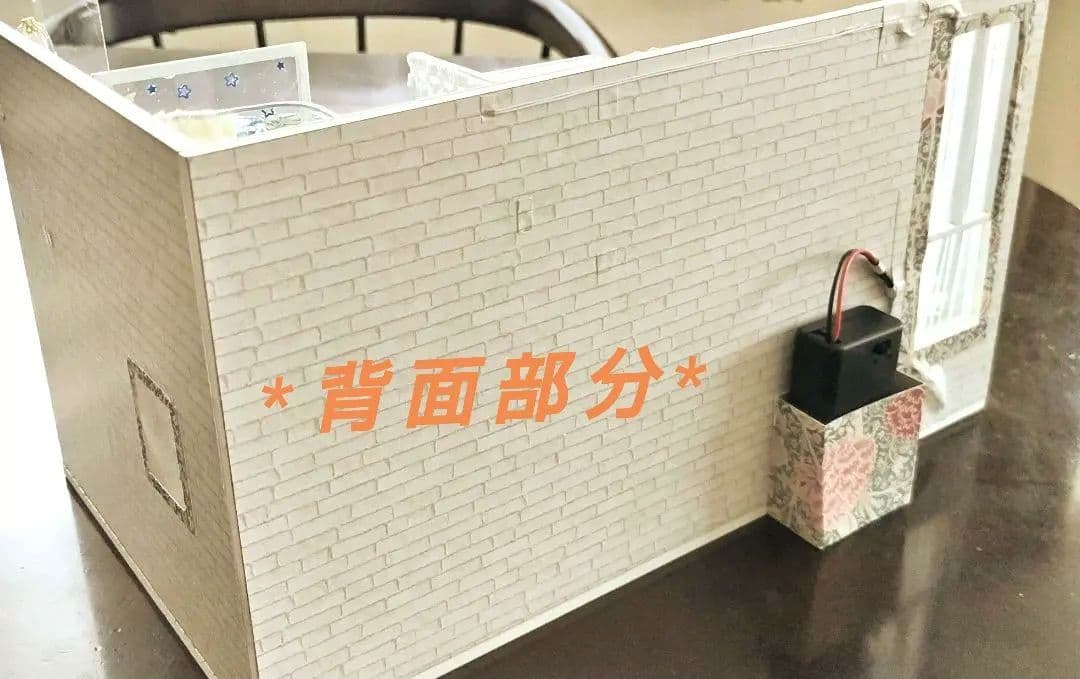 *完成品*ドールハウス 2階建て クリスマス ピアノ ホール 防塵カバー付