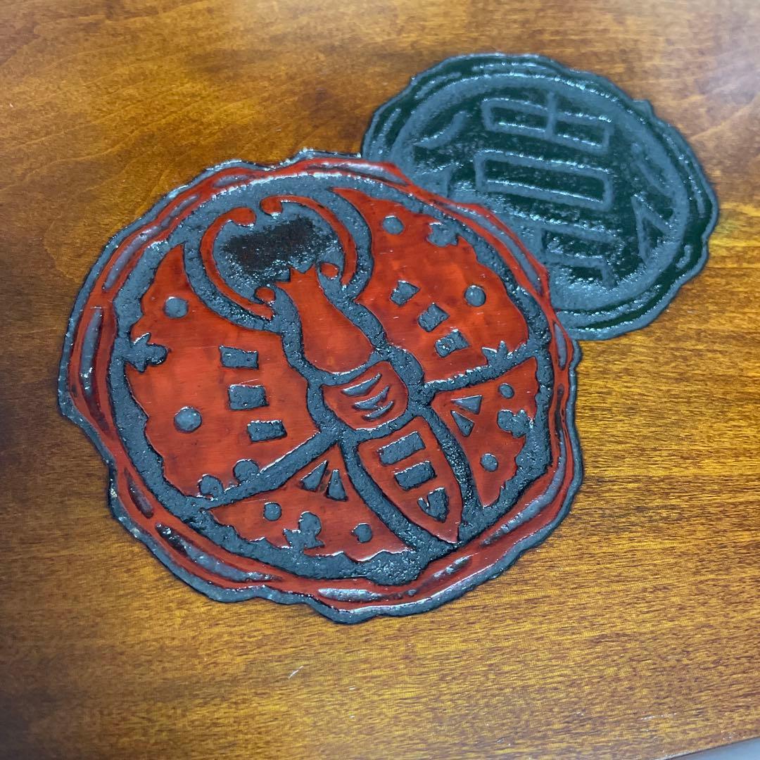 烏城彫り 花台