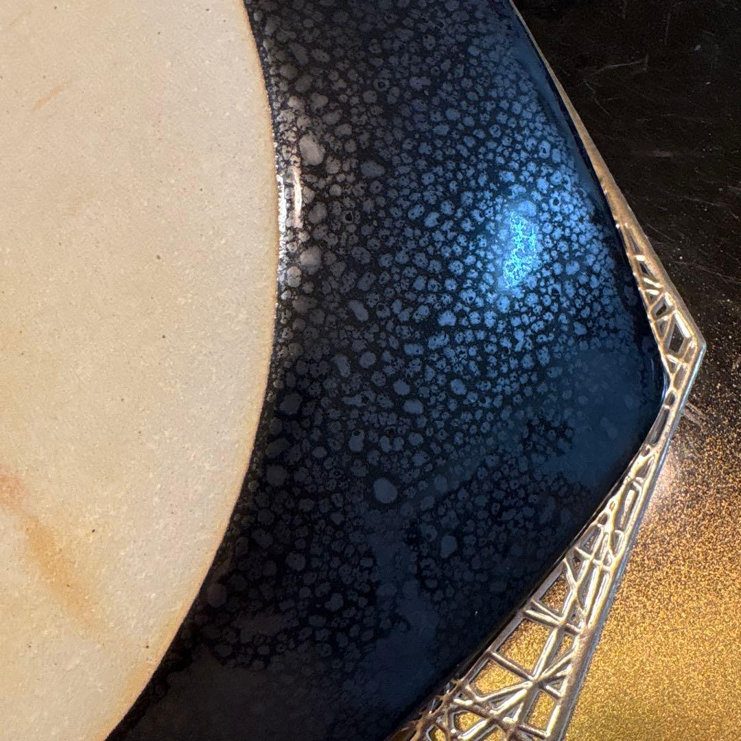 石垣焼・窯元　石垣ブルー大皿