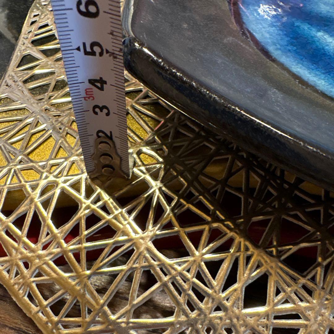 石垣焼・窯元　石垣ブルー大皿