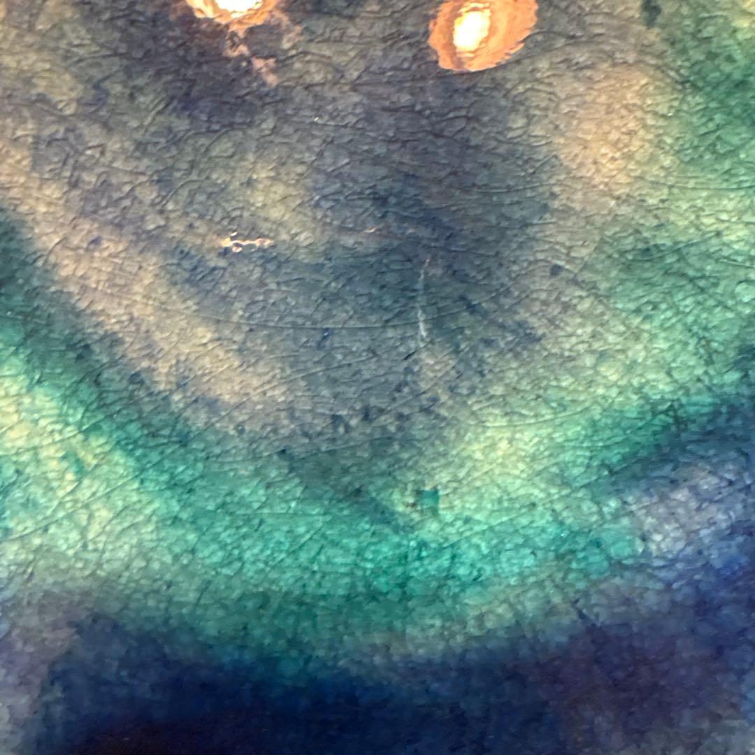 石垣焼・窯元　石垣ブルー大皿