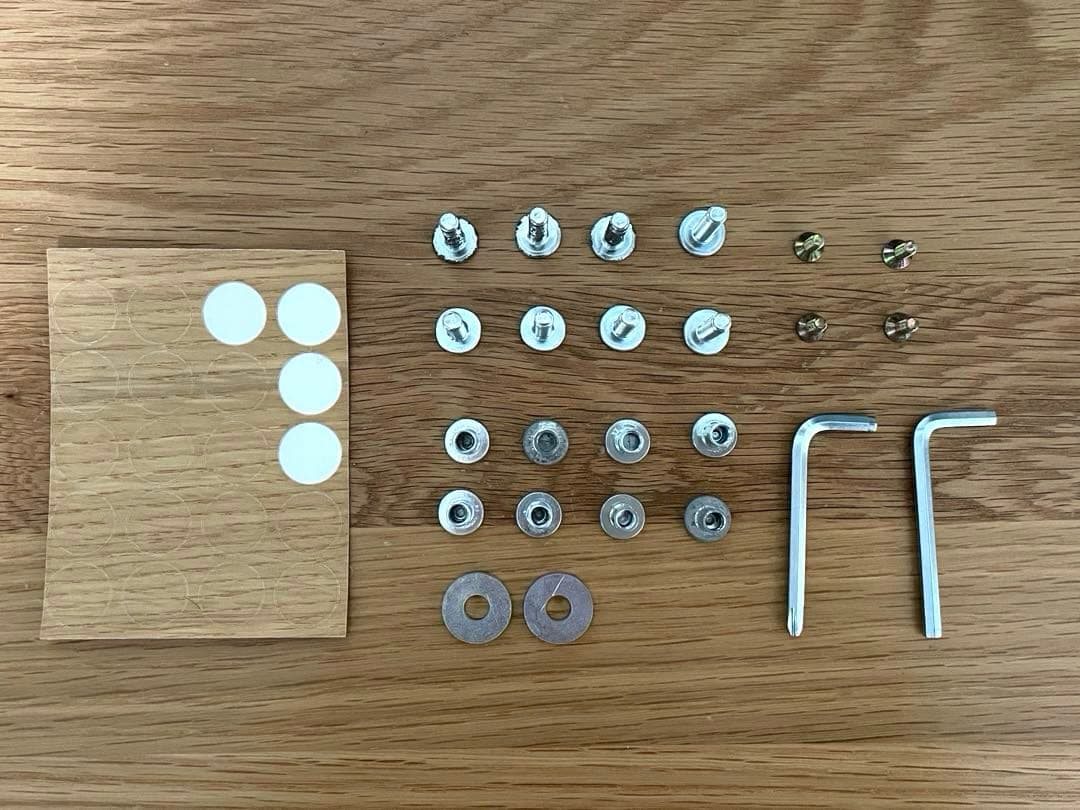 【無印良品】スチールユニットシェルフ用・ボックス・ガラス引き戸・オーク材