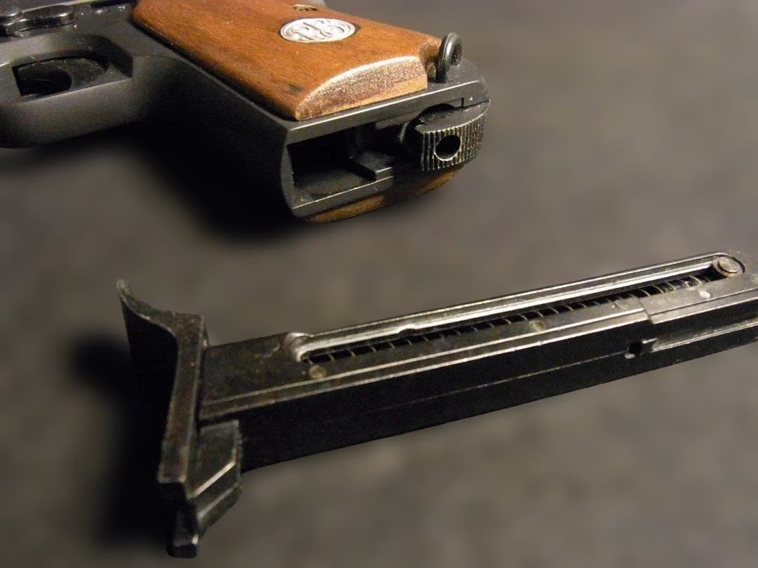 タナカ ベレッタ1934 木製グリップ ケース付き