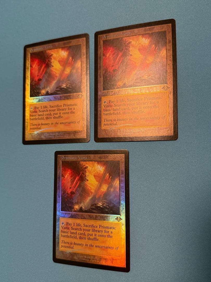 虹色の眺望　旧枠　英語foil 3枚