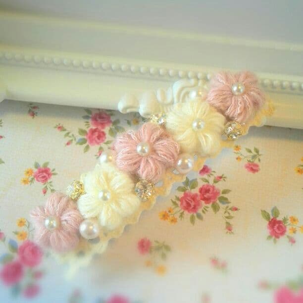 お花のバレッタ♪