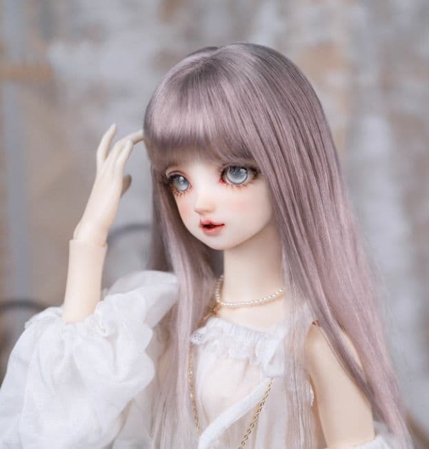 AS141 BJD 1/3 人形 ドール　用ウィッグ カツラ 耐熱 ハンドメイド