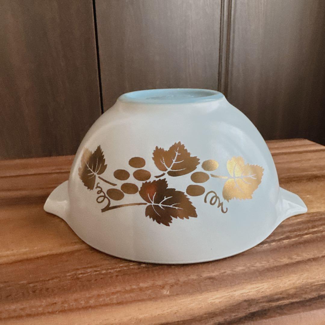 オールドパイレックス デルファイトゴールデングレープCHIP&DIPボウルセット