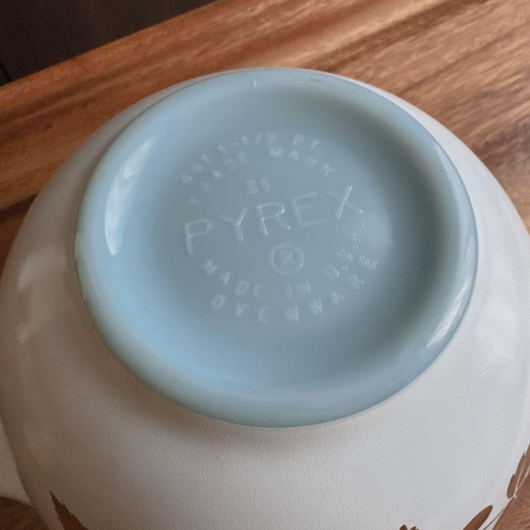 オールドパイレックス デルファイトゴールデングレープCHIP&DIPボウルセット