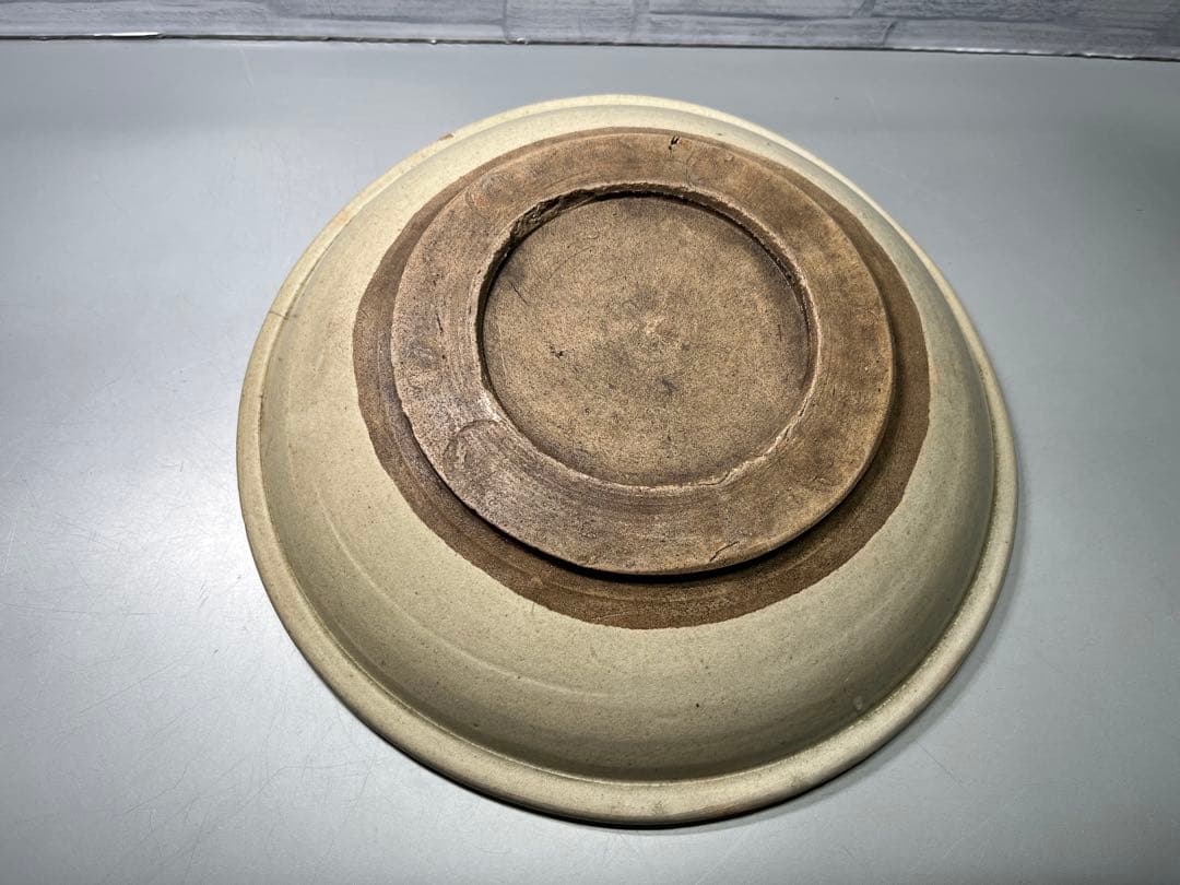 民芸　江戸後期　馬の目皿　大皿