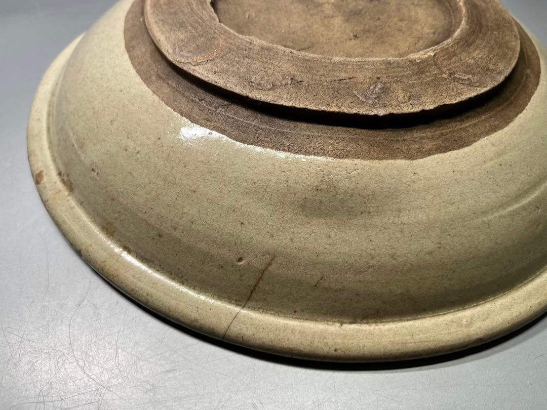 民芸　江戸後期　馬の目皿　大皿