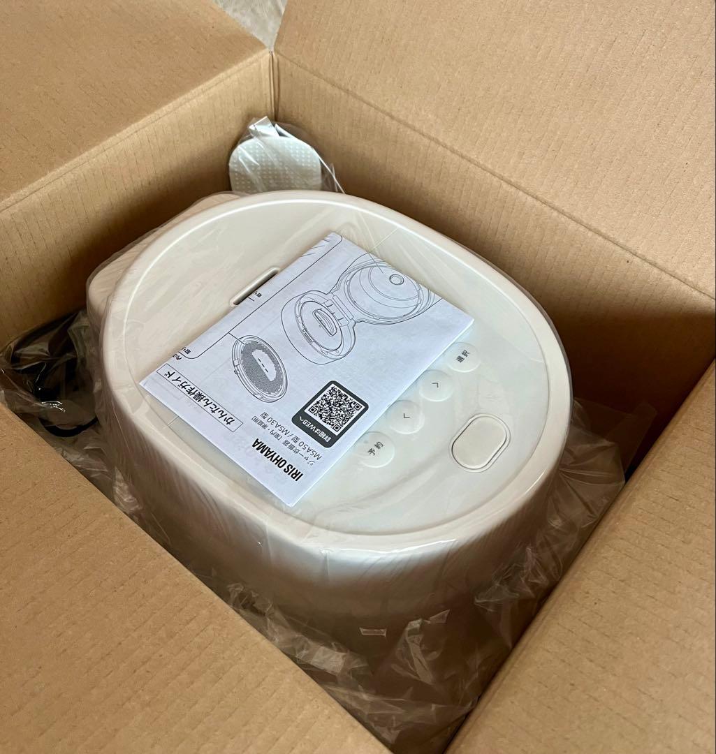 IRIS OHYAMA RC-MSA50 炊飯器　デザインモデル　ホワイト