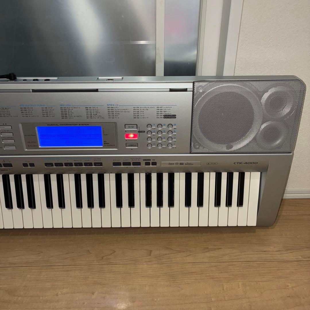 カシオ　電子キーボード　ctk-4000 動作良好です　いい音です