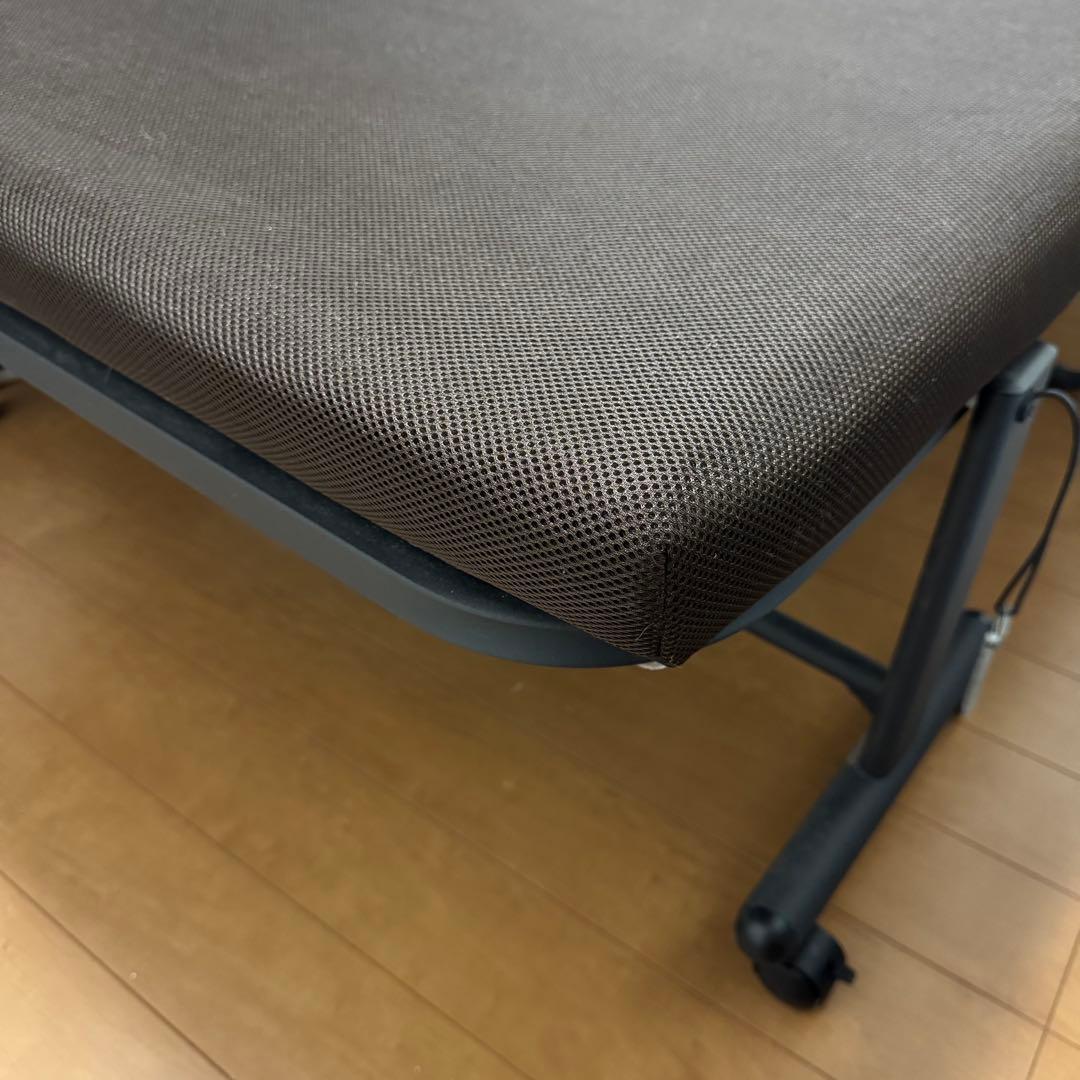 山善YAMAZEN／低反発折りたたみベッド ハイタイプHT-1S(DBR/BK)