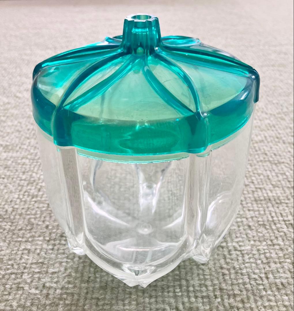 昭和レトロ　キャニスター キッチン用品　小物入れ グリーン　希少　アンティーク