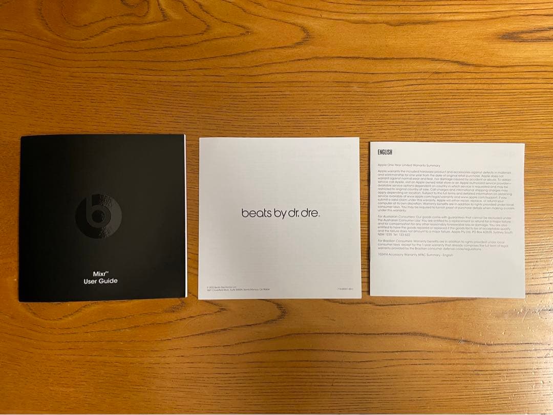 ステレオヘッドホン　beats mice