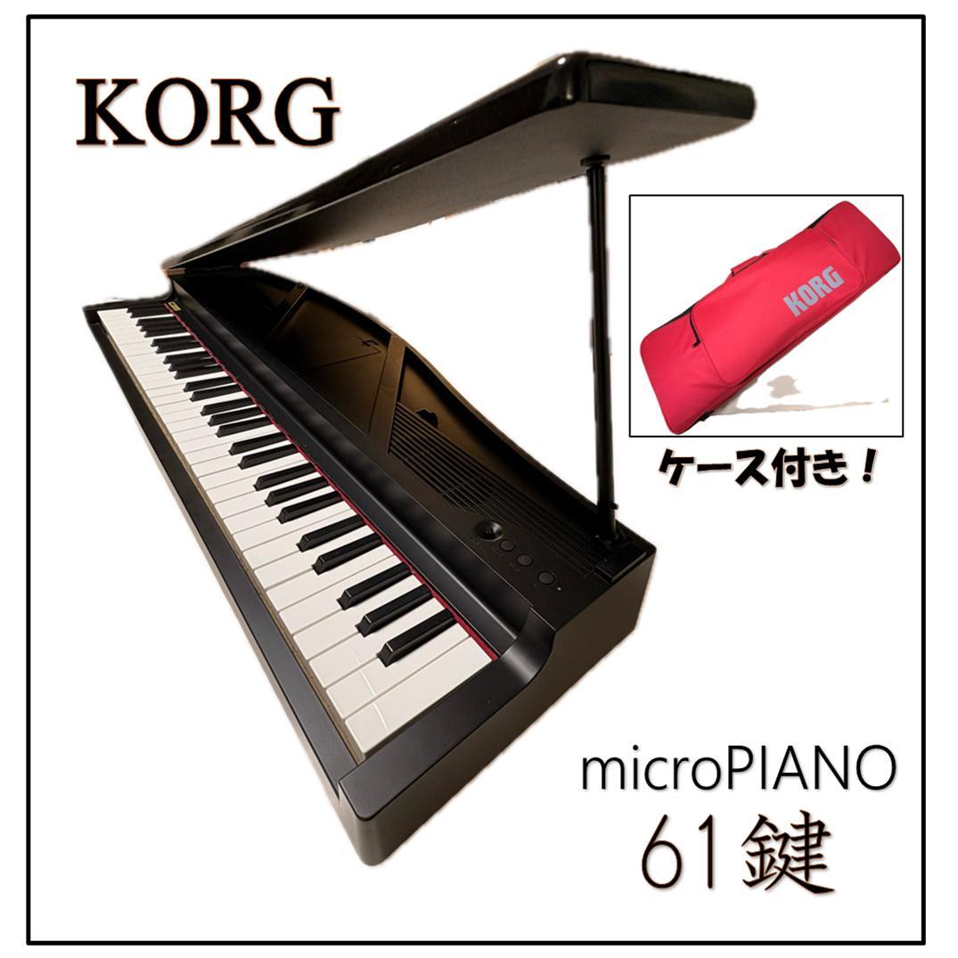 Y【中古品】KORG microPIANO キーボード ケース付き 61鍵 S