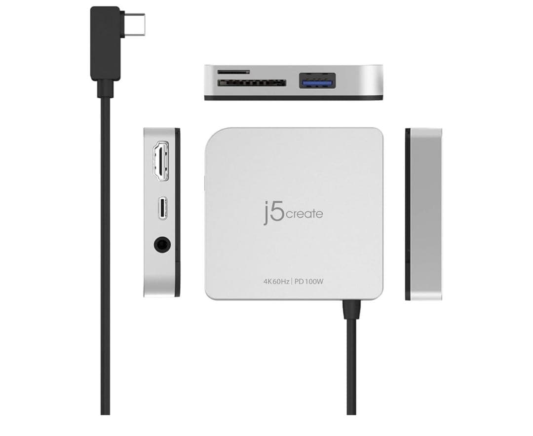 【j5create USBハブ】4K 60Hz PD 100W パソコン機器